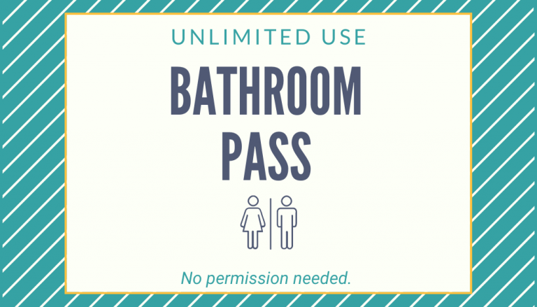 Bathroom Pass | Bladder Exstrophy